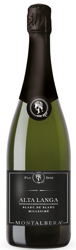 Montalbera Spumante Alta Langa DOCG Blanc de Blancs Pas Dose 2021 0.75 L