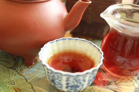 Age Unknown Guangxi Cangwu Liubao Dark Tea Powder Individual Sachet 不知年廣西蒼梧六堡茶末 茶包裝 30g