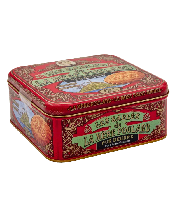La Mere Poulard Les Sables Pur Beurre Pure Butter Biscuits 250g Tin Box