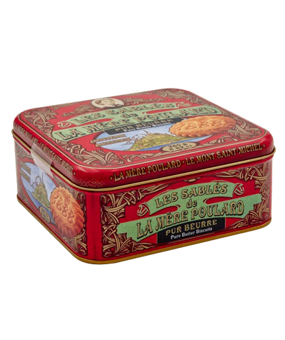 La Mere Poulard Les Sables Pur Beurre Pure Butter Biscuits 250g Tin Box