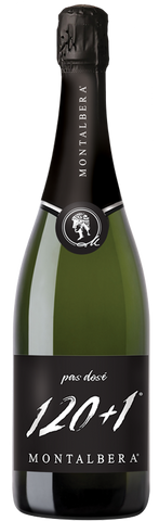 Montalbera Cuvee 120+1 Classic Method Pas Dose Sparkling WineN.V. 0.75 L