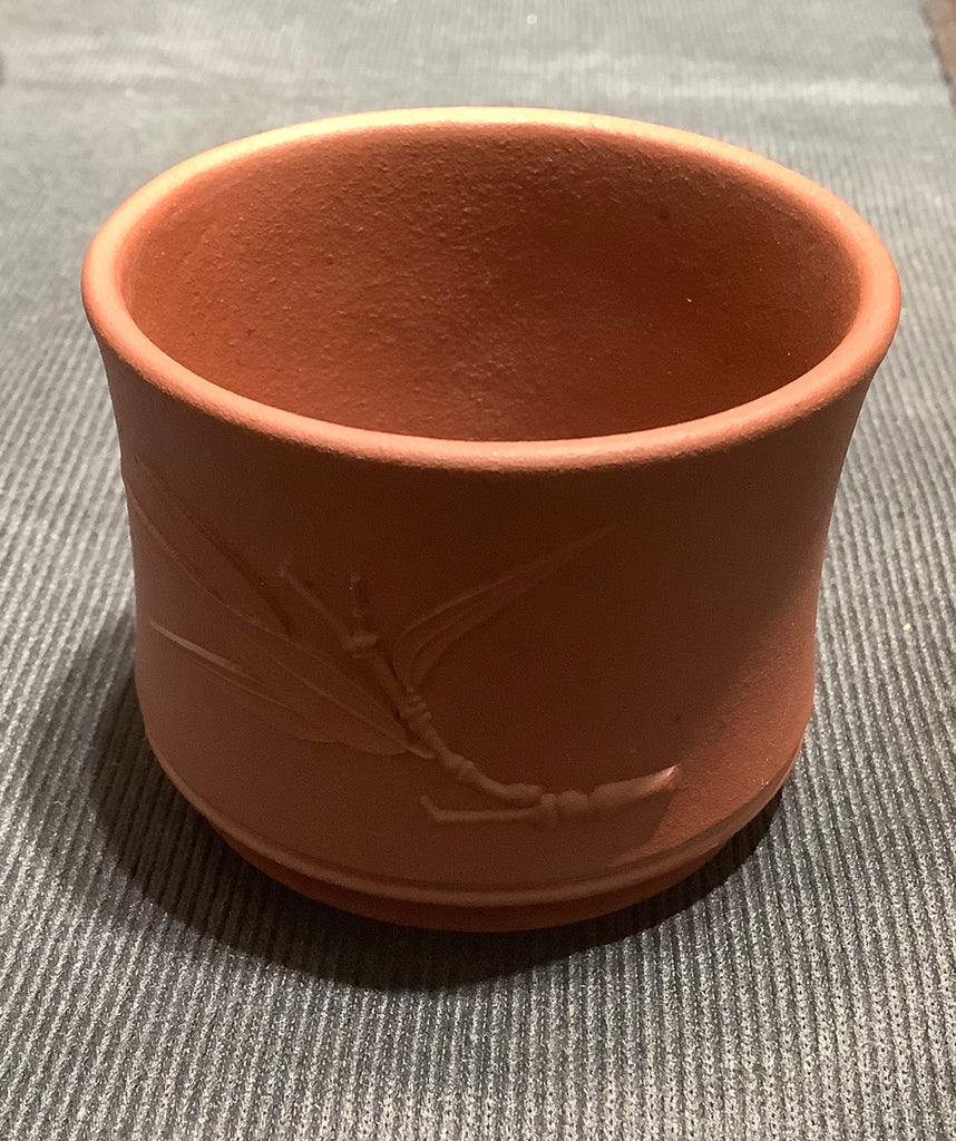 Bamboo Purple Clay Tea Cup 竹片紫砂茶杯