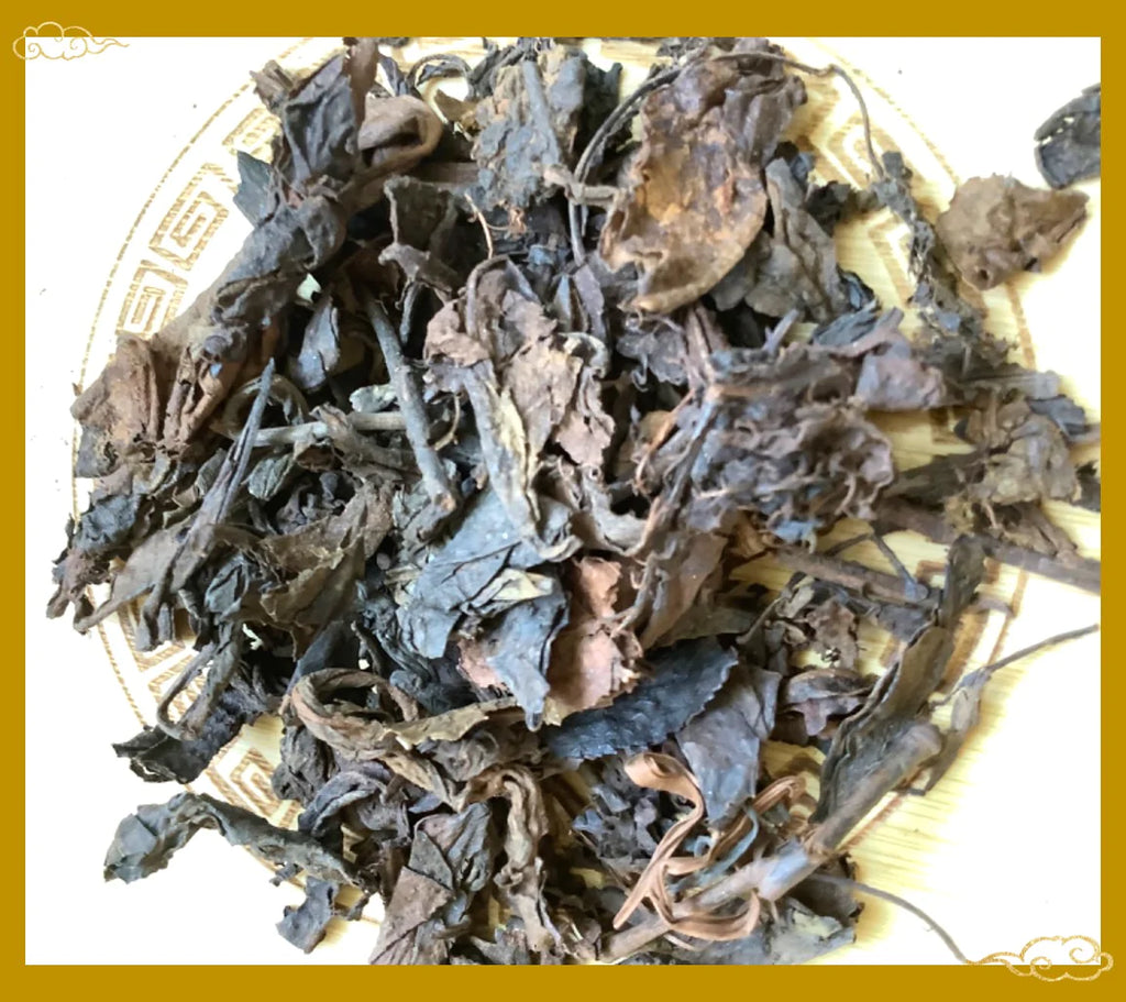 70 Years Old Broad Leaf Puer Loose Tea 七十年大葉普洱散青 1gm
