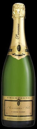 Champagne Serveaux Brut Carte Noire -Cru 塞弗家族極干黑中白干香檳
