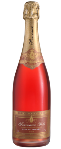 Champagne Serveaux Brut Rose De Saignee-Cru 塞弗極干血紅玫瑰香檳—放血法釀造