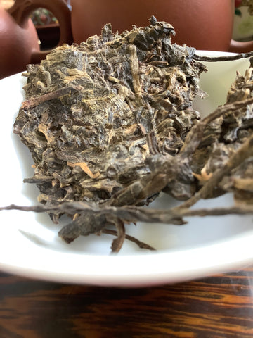 雲南冰島老寨中高古樹普洱青餅2018 Yunana Bing Dao Medium Tall Ancient Arbor Puer Raw Cake 200g 1 pc