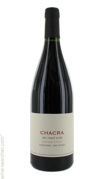 （Sample Room Stock）  Bodegas Chacra Cinquenta y Cinco Rio Negro Pinot Noir 2007 0.75