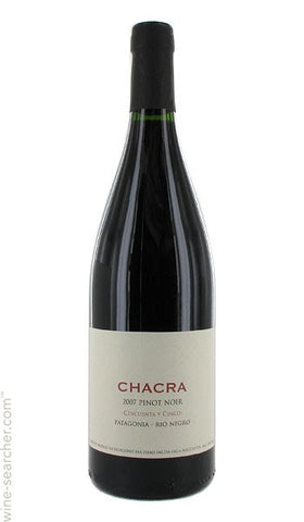 BodegasChacra Cinquenta y Cinco Rio Negro Pinot Noir 2008 0.75